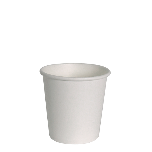 4 oz White Hot Drinks Paper Cups (1000 cups)-0
