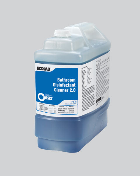Cleaner Disinfectant Bathroom - 2 x 2 L - Ecolab - Packaging and Accessories - Restaurant Supplies and Equipment - Canadian Distribution-0